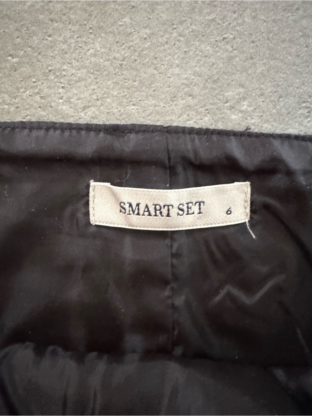 Smart Set Wool Blend Plaid Wrap Mini Skirt Size 6 Lined Faux Leather Trim Plum - Picture 4 of 7